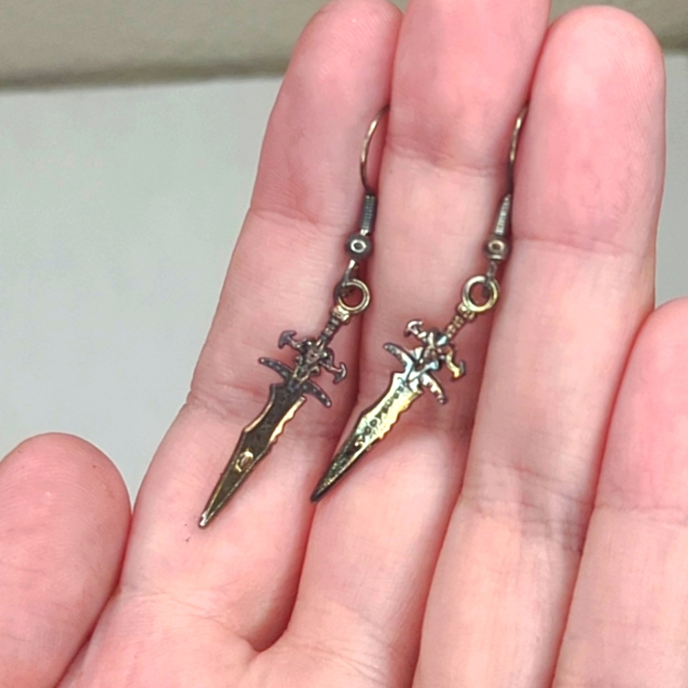 Dagger Earrings - Picture 7 of 10